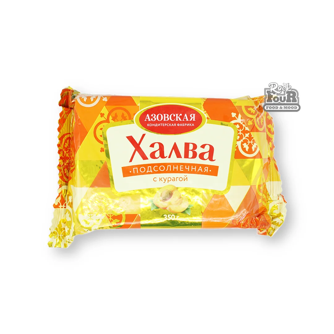 Sunflower halva "Azovskaya" with dried apricots 350g